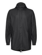 Fishtail Jacket W3 Outerwear Rainwear Rain Coats Black Rains