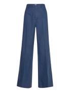 Soft Denim Perry Pants Bottoms Trousers Chinos Blue Mads Nørgaard