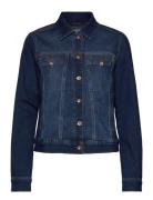 Jacket Jeans / Woven Jakke Denimjakke Navy Gerry Weber Edition