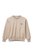 Elisy Sweatshirt Tops Sweatshirts & Hoodies Sweatshirts Beige Sofie Sc...