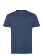 Hco. Guys Knits Tops T-Kortærmet Skjorte Navy Hollister