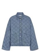 Nmclara Quilt Denim Jacket Jakke Denimjakke Blue NOISY MAY