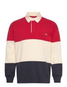 Blocked Heavy Rugger Tops Polos Long-sleeved Red GANT