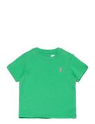 Cotton Jersey Crewneck Tee Tops T-Kortærmet Skjorte Green Ralph Lauren...