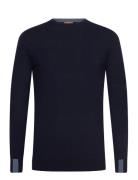 Mmgadam Soft Knit Tops Knitwear Round Necks Navy Mos Mosh Gallery