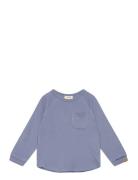 Nmmdias Ls Top Lil Tops T-shirts Long-sleeved T-Skjorte Blue Lil'Ateli...