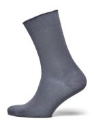 Laura Socks Lingerie Socks Regular Socks Blue Mp Denmark