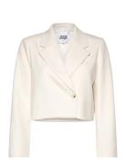 Athina Cropped Blazer Blazers Cropped Blazers Cream Twist & Tango