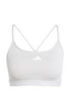 Aerct Ls Bra Sport Bras & Tops Sports Bras - All White Adidas Performa...