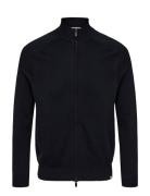 Bs Stamatis Regular Fit Knitwear Tops Knitwear Full Zip Jumpers Navy B...