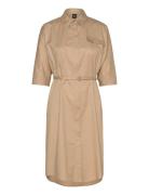 Dirisia Dresses Shirt Dresses Beige BOSS