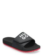 Aqua Slides Shoes Summer Shoes Pool Sliders Black Hugo Kids