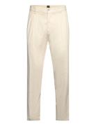 C-Perin-Pl Designers Trousers Chinos Cream BOSS