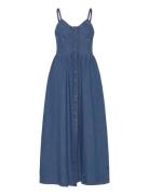 Corset Maxi Dress Dresses Jeans Dresses Blue Lee Jeans