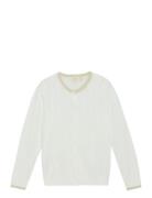 Cardigan Pointelle Tops Knitwear Cardigans Cream Creamie