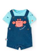 Set Knit Sets Sets With Short-sleeved T-shirt Blue Boboli