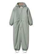 Thermo Rain Suit Aiko Outerwear Coveralls Rainwear Coveralls Green Whe...