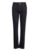 35 The Regitze Tenna Curved Bottoms Jeans Straight-regular Blue Denim ...