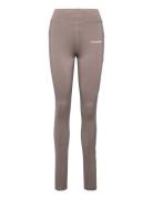 Hmlmt Chipo Mid Waist Tights Sport Running-training Tights Pink Hummel