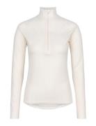 Rib Tech Half Zip Sport Base Layer Tops White Johaug