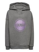 Girls Sweatshirt Tops Sweatshirts & Hoodies Hoodies Grey Colmar