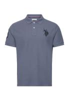 Uspa Polo Alfredo Men Tops Polos Short-sleeved Blue U.S. Polo Assn.