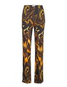 Miro Bottoms Trousers Straight Leg Multi/patterned Mango