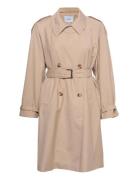 Horizon Trench Coat Trenchcoat Frakke Beige Minus