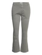 Karmey Kick Flare Chino Bottoms Trousers Flared Grey IVY Copenhagen