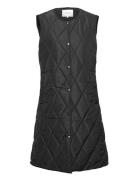 Adelia Padded Vest Vests Padded Vests Black Minus