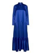 Orianners Dress Maxikjole Festkjole Blue Résumé