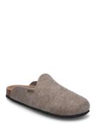 Felt Slipper M Slippers Hjemmesko Beige Exani