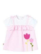 Poplin Dress Striped Dresses & Skirts Dresses Baby Dresses Short-sleev...