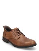 10353-24 Shoes Business Derby Shoes Brown Rieker