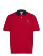 Contrast Ss Polo Designers Polos Short-sleeved Red GANT