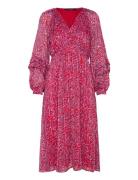 Amy Calista Midi Dress Knælang Kjole Red French Connection
