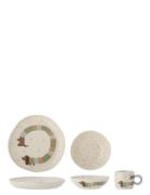 Charlie Tableware Set Home Meal Time Dinner Sets Cream Bloomingville