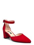 Ankle-Strap Pumps Shoes Heels Pumps Classic Red Gabor