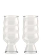 Mikkeller Ipa Ølglas 50 Cl Klar 2 Stk. Home Tableware Glass Beer Glass...