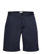 Jonathan Light Twill Shorts Designers Shorts Chinos Shorts Navy WOOD W...