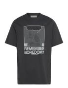 Wwbobby Penseur T-Shirt Tops T-Kortærmet Skjorte Grey WOOD WOOD