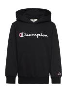 Hooded Sweatshirt Sport Sweatshirts & Hoodies Hoodies Black Champion