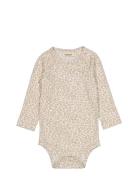 Leo Body Ls Bodies Long-sleeved Beige MarMar Copenhagen