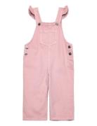 Long Denim Dungarees Bottoms Dungarees Pink Mango