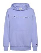 Hooded Sweatshirt Tops Sweatshirts & Hoodies Hoodies Blue Champion