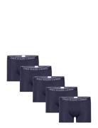 Classic Stretch Cotton Trunk 5-Pack Boxershorts Navy Polo Ralph Lauren