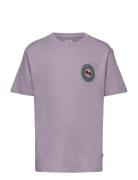 Know The Feeling Ss Sport T-Kortærmet Skjorte Purple Billabong