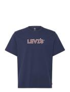 Ss Relaxed Fit Tee Padded Hl L Tops T-Kortærmet Skjorte Blue Levi's®