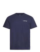 Graphic Crewneck Tee Rope Batw Tops T-Kortærmet Skjorte Navy Levi's®