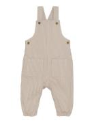 Overall Twill Y/D Bottoms Dungarees Beige Minymo